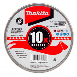 Makita D-18764 Metal Cutting Discs - D-18764-10