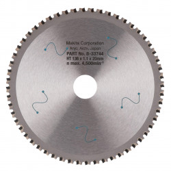 Makita Metal Circular Saw Blade B-33744