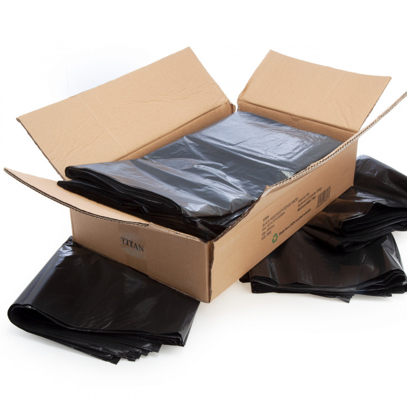 Punchin Black Refuse Sacks TITANCHSA18KG Punchin Black Refuse Sacks TITANCHSA18KG