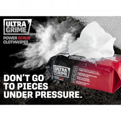 UltraGrime Power Scrub XXL+ Clothwipes - POWERSCRUB5920-6