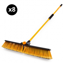 XTrade Heavy-Duty Broom (24", 8 Pack) - X0600002-8
