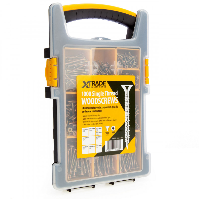 XTrade PZ2 Woodscrews (1000 Pack) - X0800001 XTrade PZ2 Woodscrews (1000 Pack) - X0800001