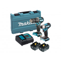 Makita DLX2414ST Combi Drill Twin Pack - DLX2414ST