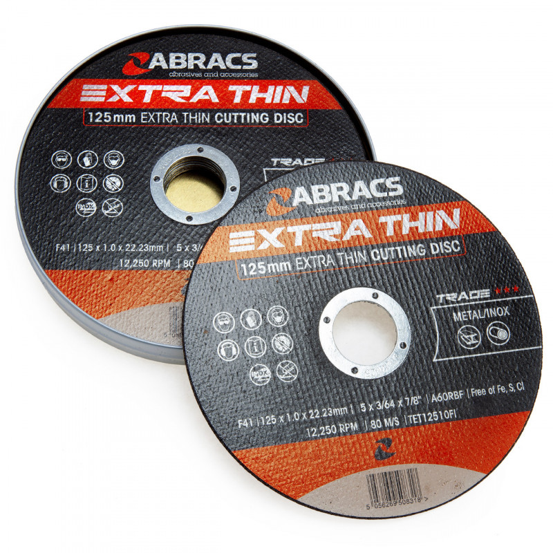 Abracs TET12510FI Cutting Discs - TET12510FI-10 Abracs TET12510FI Cutting Discs - TET12510FI-10