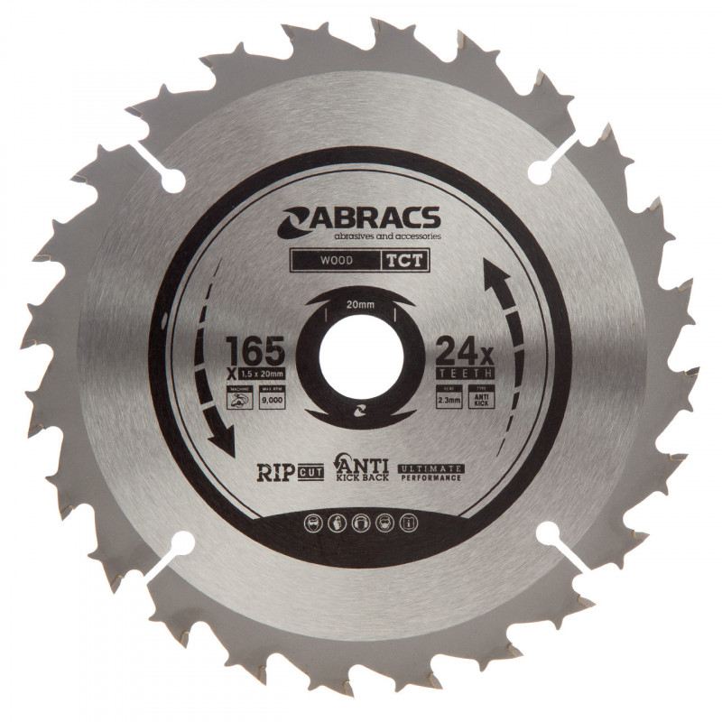 Abracs TCT16524 Circular Saw Blade - TCT16524 Abracs TCT16524 Circular Saw Blade - TCT16524