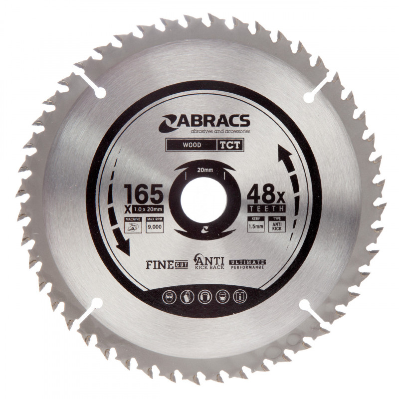 Abracs TCT Circular Saw Blade TCTC16548 Abracs TCT Circular Saw Blade TCTC16548