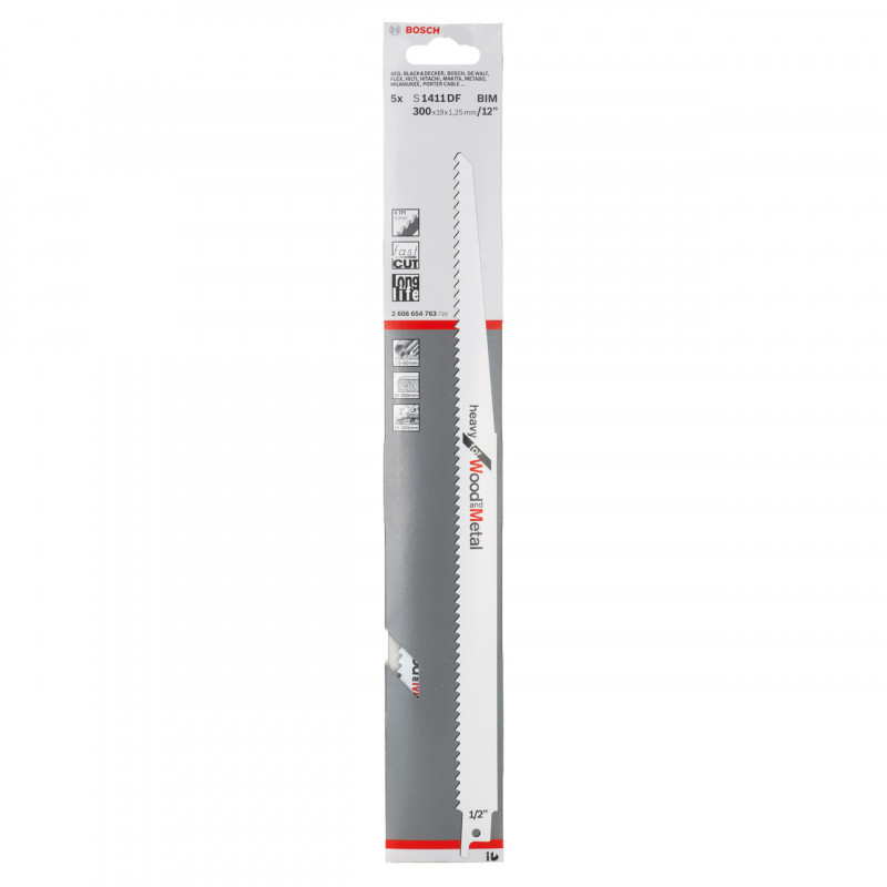 Bosch S1411DF Reciprocating Saw Blades - 2608654763 Bosch S1411DF Reciprocating Saw Blades - 2608654763