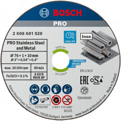 Bosch 76mm Cutting Discs (5 Pack) - 2608601520