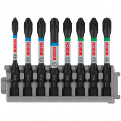Bosch Impact Screwdriver Bits (8pc) - 2608522328