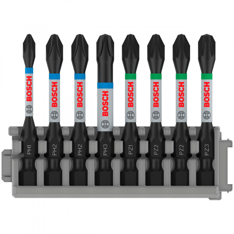 Bosch Impact Screwdriver Bits (8pc) - 2608522328 Bosch Impact Screwdriver Bits (8pc) - 2608522328