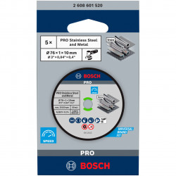Bosch 76mm Cutting Discs (5 Pack) - 2608601520