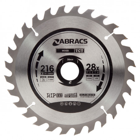 Abracs TCT21628 Circular Saw Blade - TCT21628