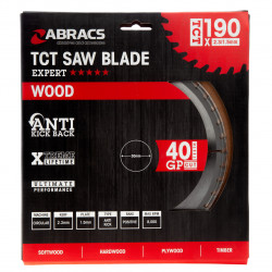 Abracs TCT19040 Circular Saw Blade - TCT19040