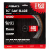 Abracs TCT19040 Circular Saw Blade - TCT19040