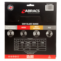 Abracs TCT19040 Circular Saw Blade - TCT19040