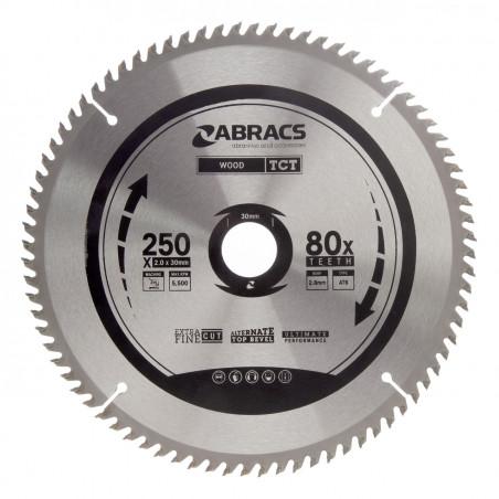 Abracs TCT25080 Circular Saw Blade - TCT25080