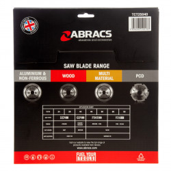 Abracs TCT25040 Circular Saw Blade - TCT25040