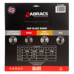 Abracs TCT25060 Circular Saw Blade - TCT25060