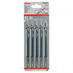 Bosch T344D Jigsaw Blades (5 Pack) - T344D-2608633A34