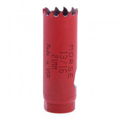 Morse MHS13 Hole Saw 21mm - MHS13