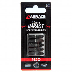 Abracs Impact Screwdriver Bit PZ2 25mm - IPZ22505