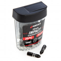 Abracs Impact Screwdriver Bit PZ2 25mm - IPZ22525