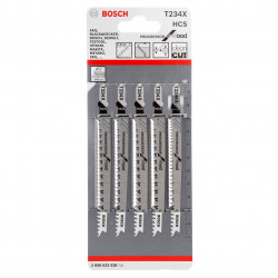 Bosch T234X Jigsaw Blades (5 Pack) - 2608633528