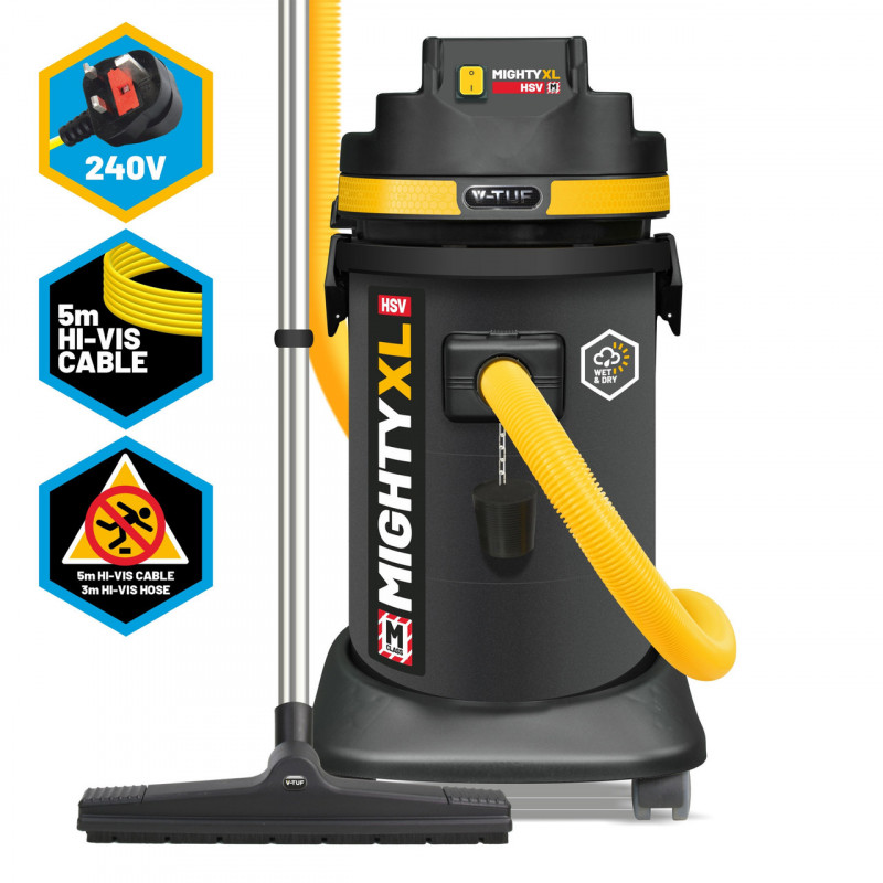 V-TUF MIGHTY XL HSV Wet/Dry Vacuum - MIGHTYXLHSV-240V V-TUF MIGHTY XL HSV Wet/Dry Vacuum - MIGHTYXLHSV-240V