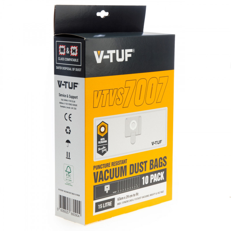 V-TUF VTVS7007 Dust Bags (10 Pack) - VTVS7007 V-TUF VTVS7007 Dust Bags (10 Pack) - VTVS7007