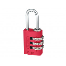 ABUS 145/20 Padlock 20mm Red - 46569