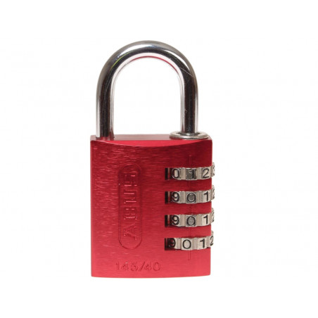 ABUS Mechanical Padlock 40mm Red - 48829