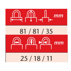 ABUS 20/80mm Diskus Plus Padlock - 32165