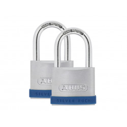ABUS Mechanical 50mm Padlocks (Twin Pack) - 80889