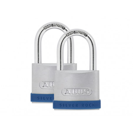 ABUS Mechanical 50mm Padlocks (Twin Pack) - 80889