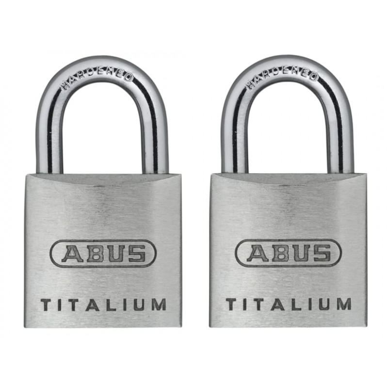 ABUS 64TI/20mm Padlocks (Twin Pack) - 56373