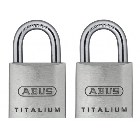 ABUS 64TI/20mm Padlocks (Twin Pack) - 56373