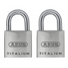 ABUS 64TI/20mm Padlocks (Twin Pack) - 56373