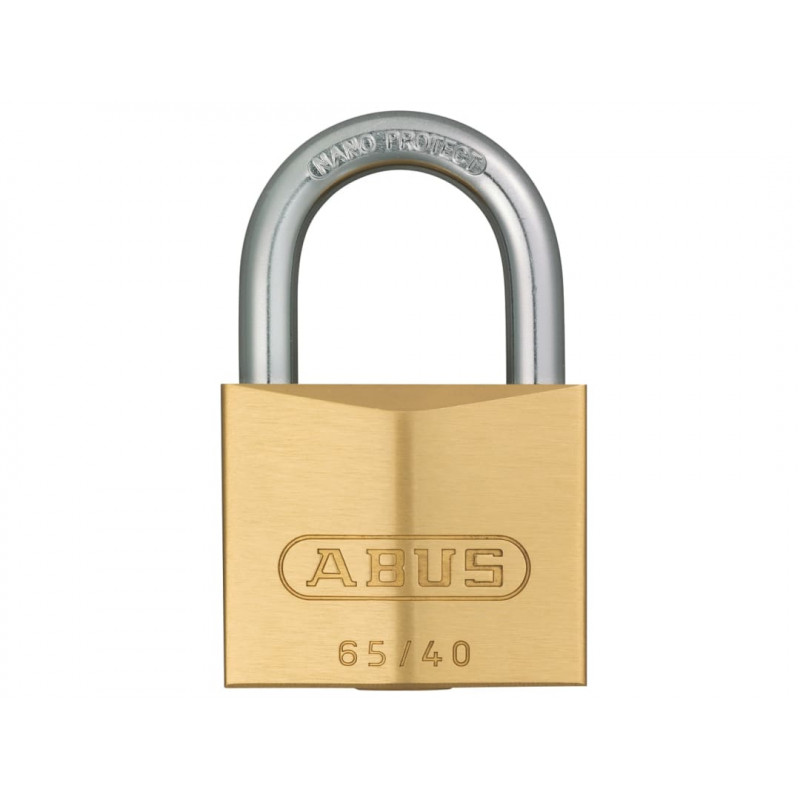 ABUS 65/40mm Brass Padlock - 02337