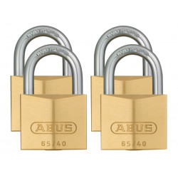 ABUS Mechanical Padlock 65/40mm Quad Pack - 35127