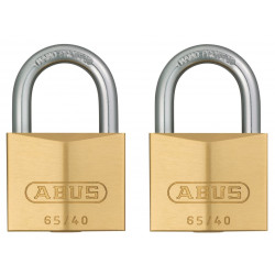 ABUS 65/40mm Brass Padlock - 09859