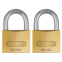 ABUS 65/50mm Brass Padlocks (54258)