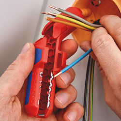 Knipex 16 95 02 SB ErgoStrip Left-Handed Universal Stripping Tool