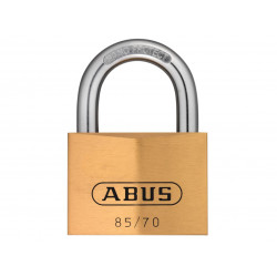 ABUS 85/70mm Brass Padlock (02498)