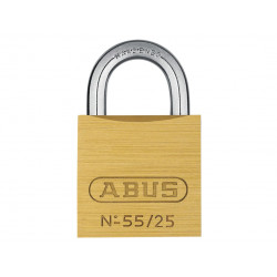 ABUS 55/25mm Brass Padlock 02860