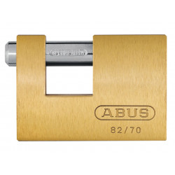 ABUS 82/70mm Brass Padlock 11577