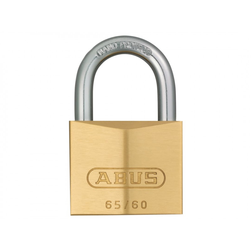 ABUS 65/60mm Brass Padlock 12633 ABUS 65/60mm Brass Padlock 12633