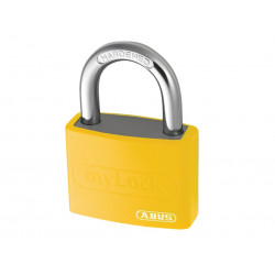 ABUS T65AL Padlock Yellow 40mm - 49934