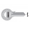 ABUS Mechanical T84/40 Key Blank - 00682