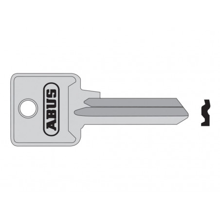 ABUS Mechanical 85/40 Key Blank 02696