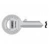 ABUS Mechanical 24-41-885 Key Blank - 02706